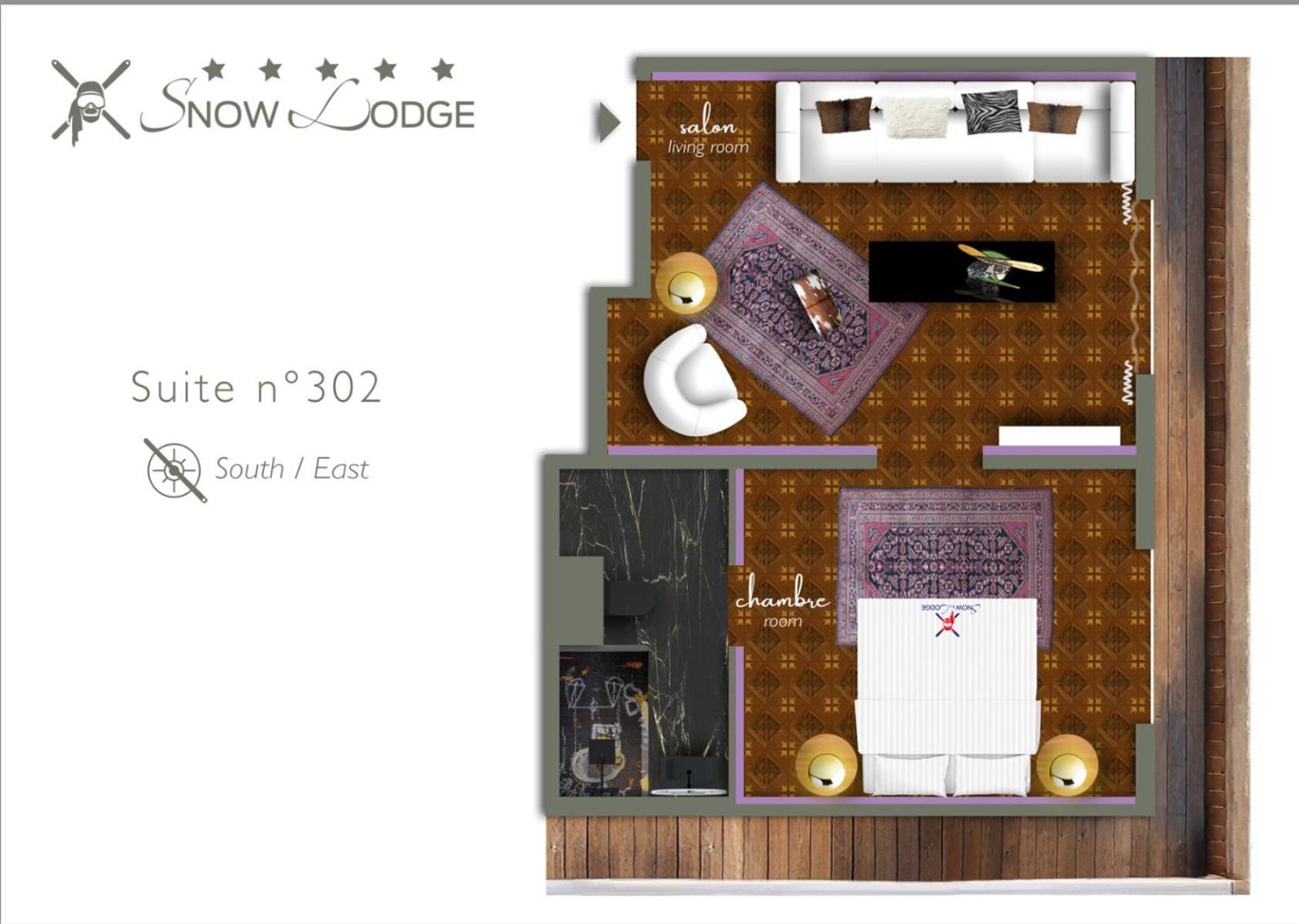 Snow Lodge Hotel Courchevel 1850 מראה חיצוני תמונה