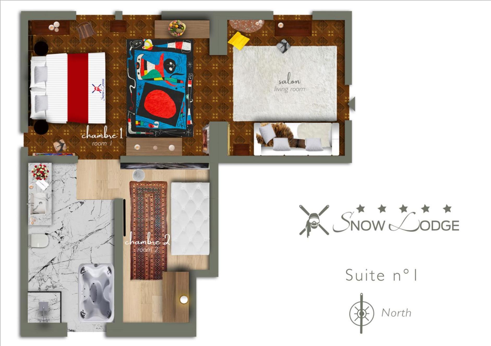 Snow Lodge Hotel Courchevel 1850 מראה חיצוני תמונה