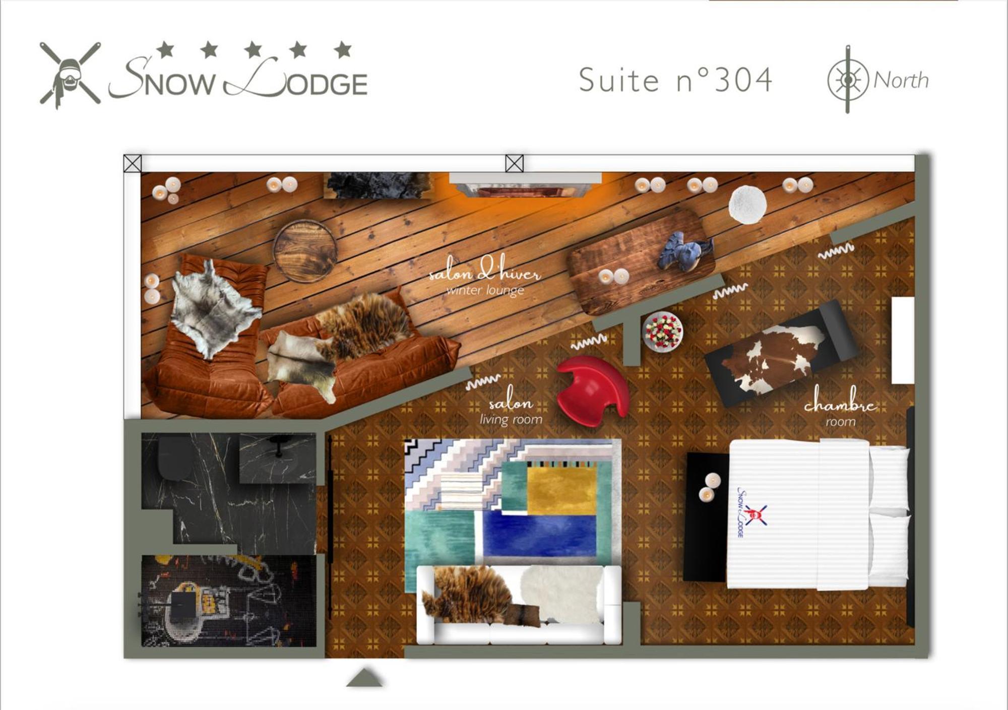 Snow Lodge Hotel Courchevel 1850 מראה חיצוני תמונה