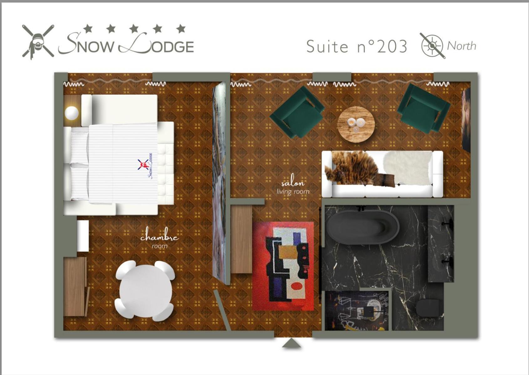 Snow Lodge Hotel Courchevel 1850 מראה חיצוני תמונה