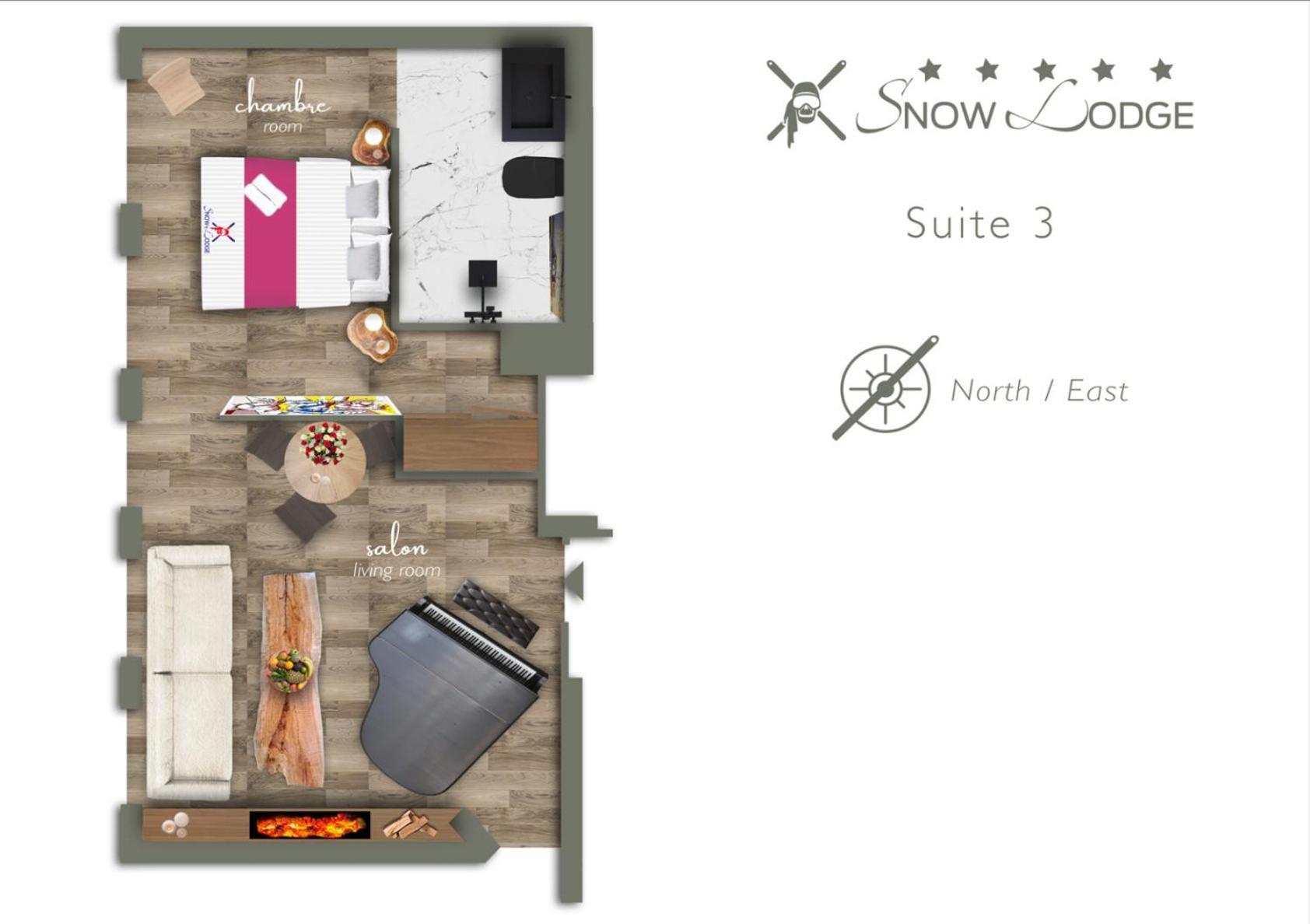 Snow Lodge Hotel Courchevel 1850 מראה חיצוני תמונה